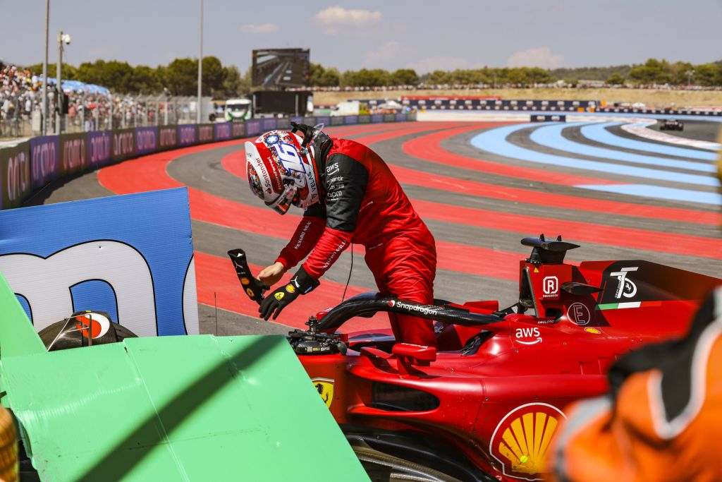 Leclerc errore Francia 2022