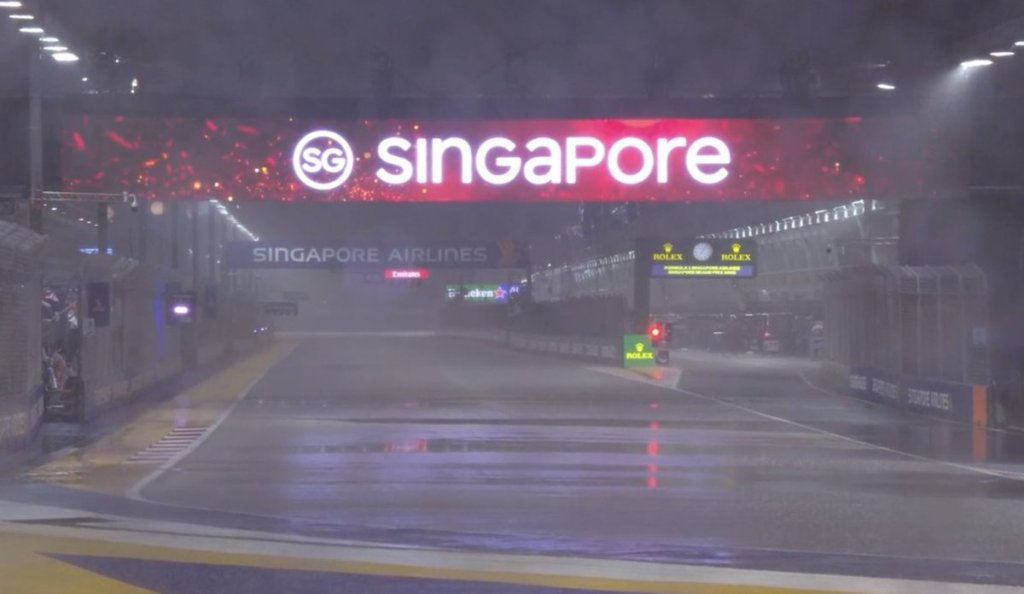 previsioni meteo in formula 1 - pioggia singapore
