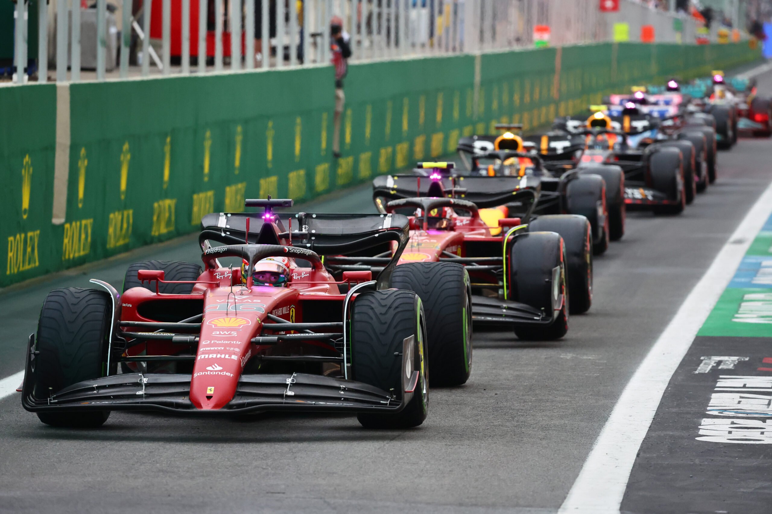 Leclerc qualifiche GP Brasile