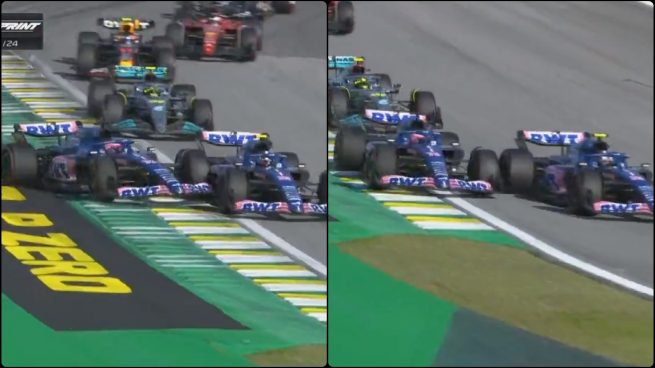 Esteban Ocon, Fernando Alonso, Alpine, Interlagos