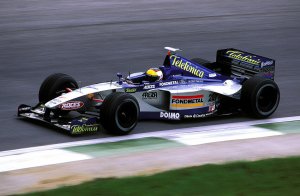 La Minardi Fondmetal di Luca Badoer del 1999