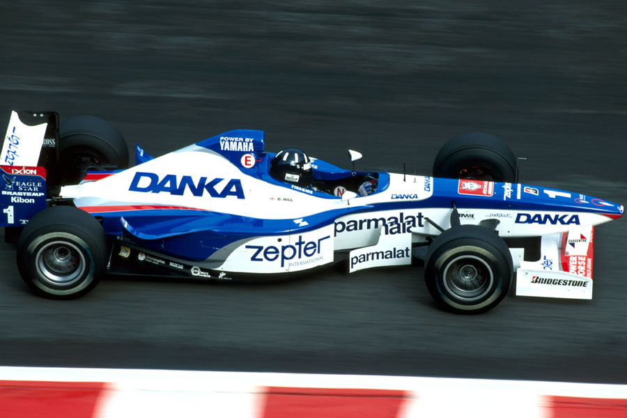 Damon Hill a bordo della Arrows