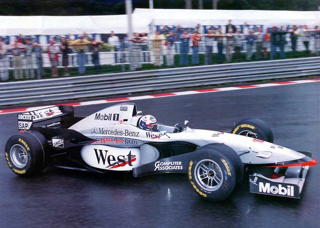 La McLaren West di David Coulthard nel '97