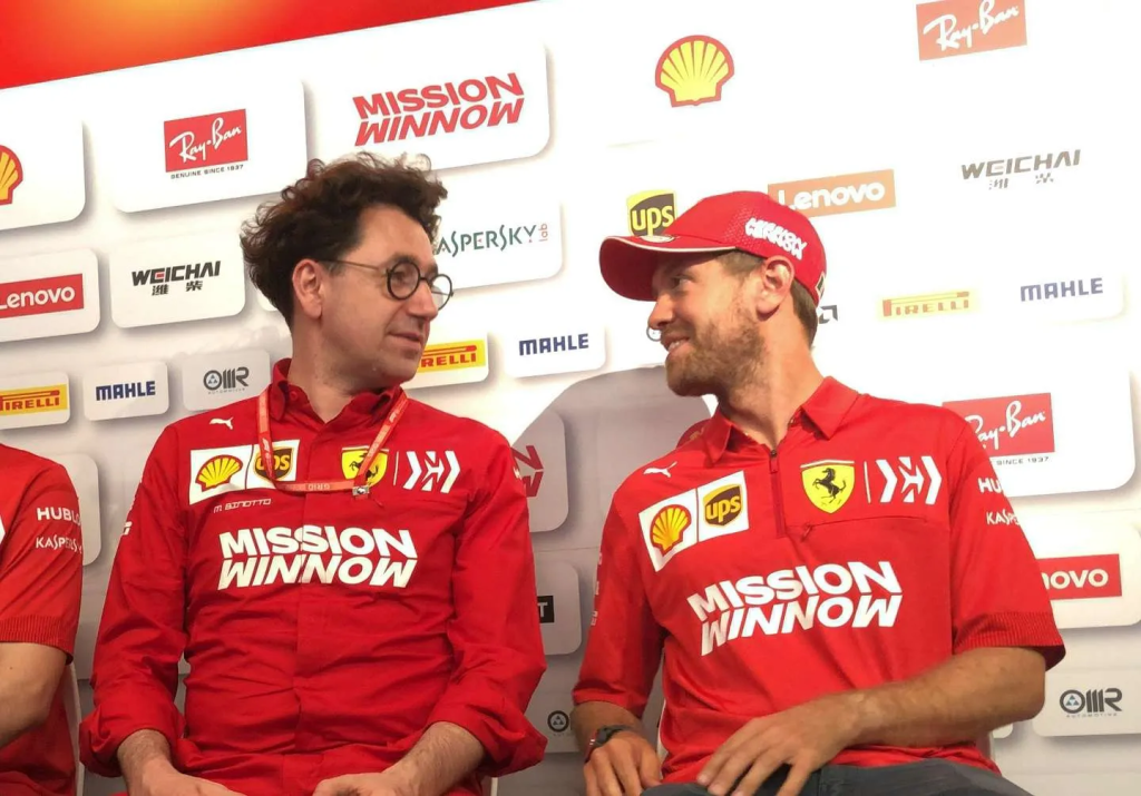 Mattia Binotto ha rivelato quello che finora è stato il compito più difficile della sua carriera: dire a Sebastian Vettel che il suo tempo in Ferrari era finito.