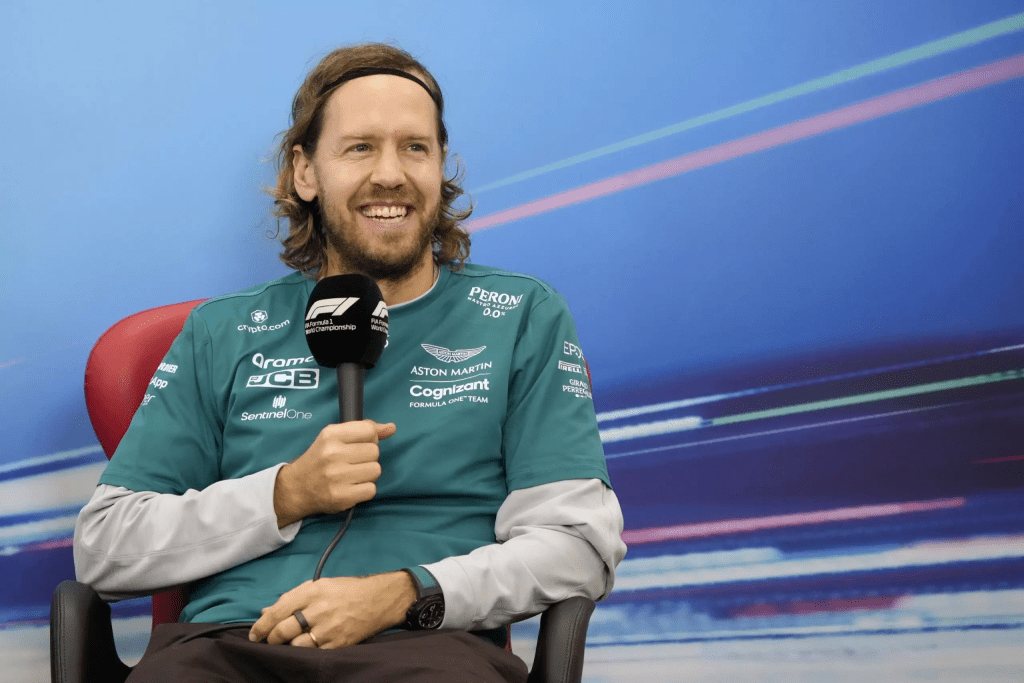 Sebastian Vettel intervistato ad Abu Dhabi