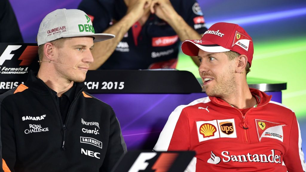 nico hulkenberg sebastian vettel f1