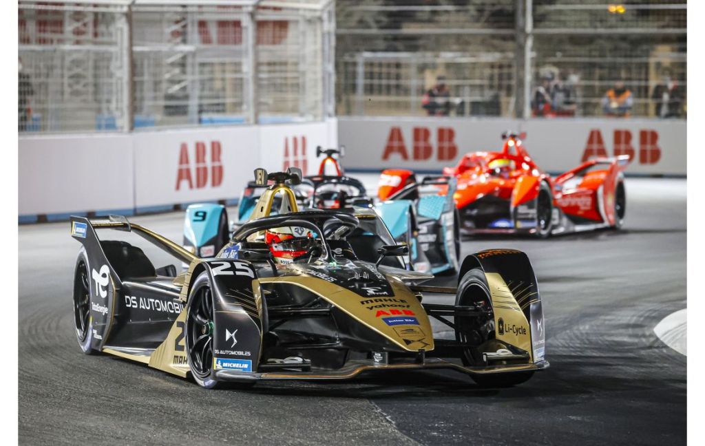 Jean-Eric Vergne durante la gara a Riyadh
