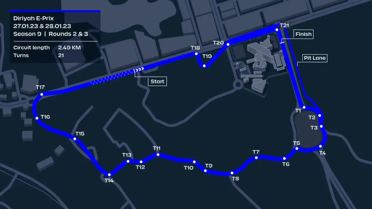 Il tracciato di Ad-Diriyah