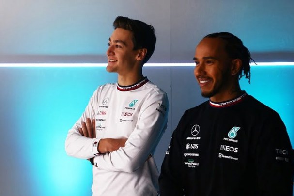 russell hamilton mercedes