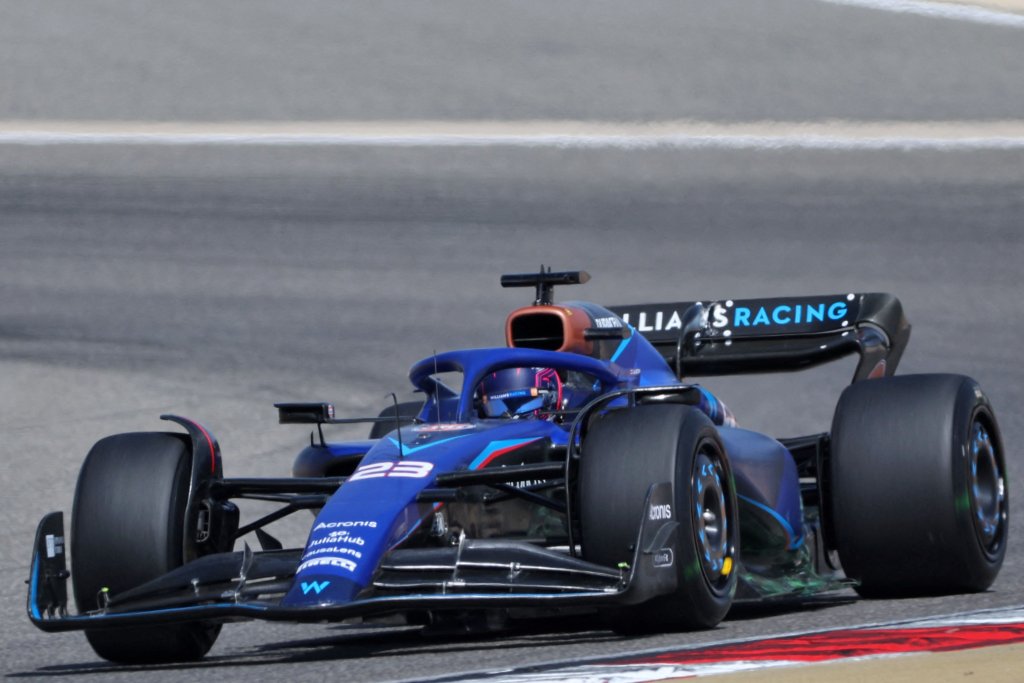 Alex Albon a bordo della Williams