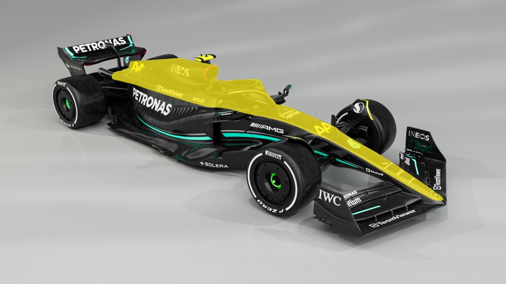 Mercedes W14 vernice