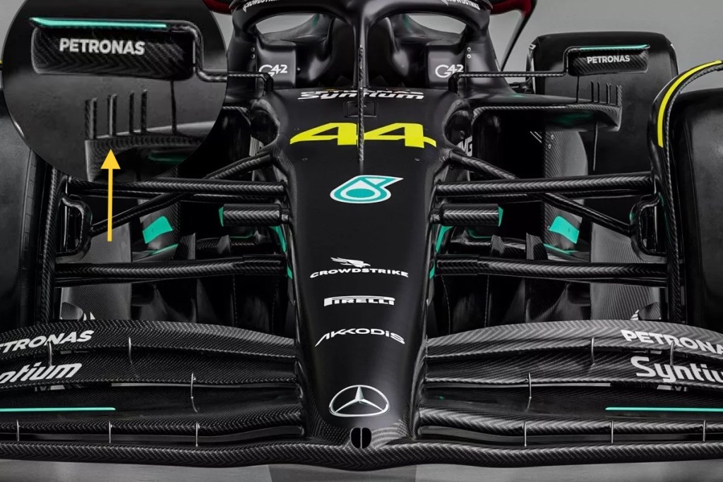 mercedes w14 detail 1