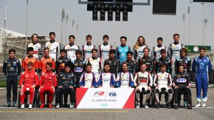 I piloti di Formula 3 del 2023. Foto scattata a Sakhir in Bahrain
