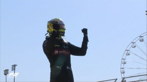 Theo Pourchaire, vincitore della Feature Race