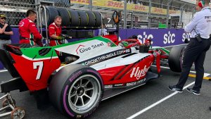 Il vincitore della feature race Frederik Vesti