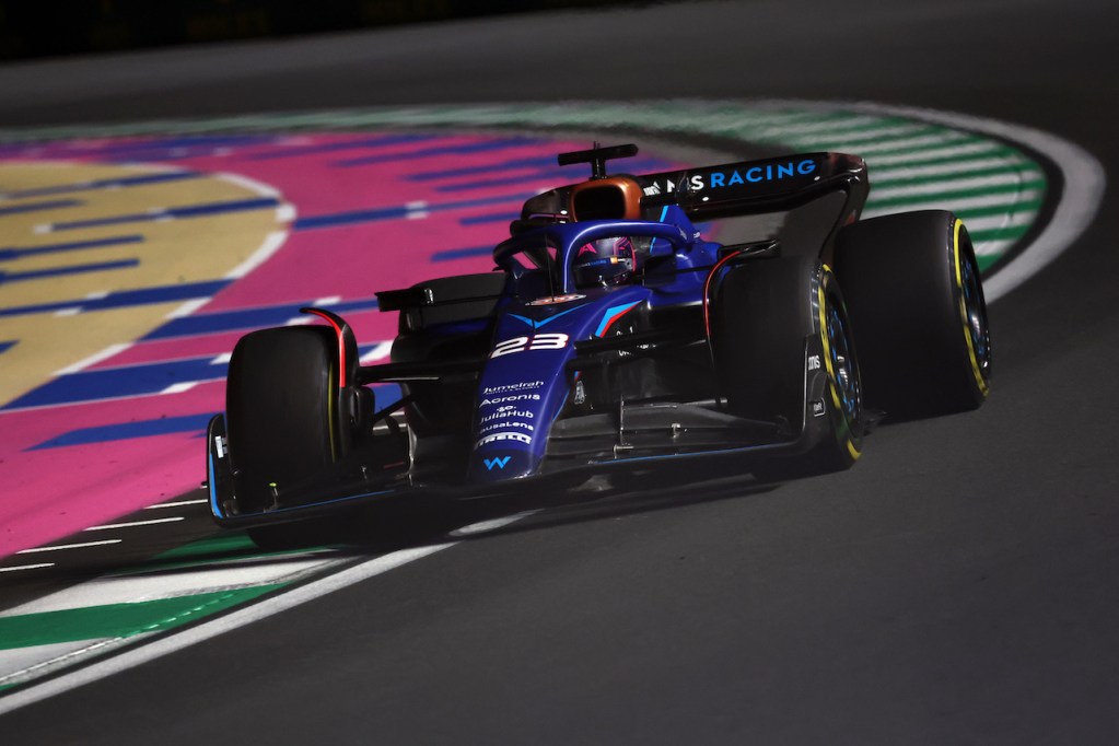 alexalbon logansargeant williams jeddah fp1 fp2 f1 formula1