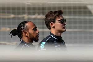 Lewis Hamilton e George Russell