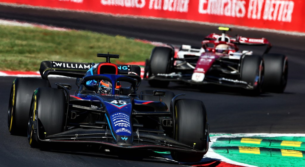 Nyck De Vries sulla Williams a Monza