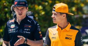 Lando Norris McLaren Max Verstappen