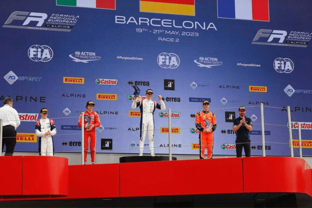 Tim Tramnitz ha ottenuto la sua seconda vittoria del fine settimana nel campionato europeo di Formula Regional a Barcellona, chiudendo ancora una volta davanti ad Andrea Kimi Antonelli, in una gara in gran parte priva di incidenti.