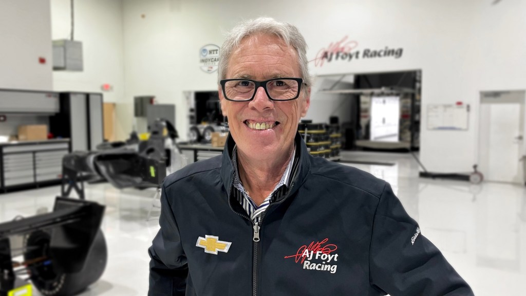 In foto Michael Cannon, direttore tecnico della AJ Foyt