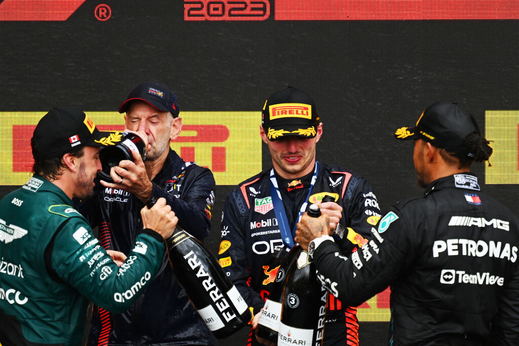 Quello di domenica in Canada è stato un podio stellare; ben undici titoli mondiali in tre. Le parole entusiaste dei tre piloti.