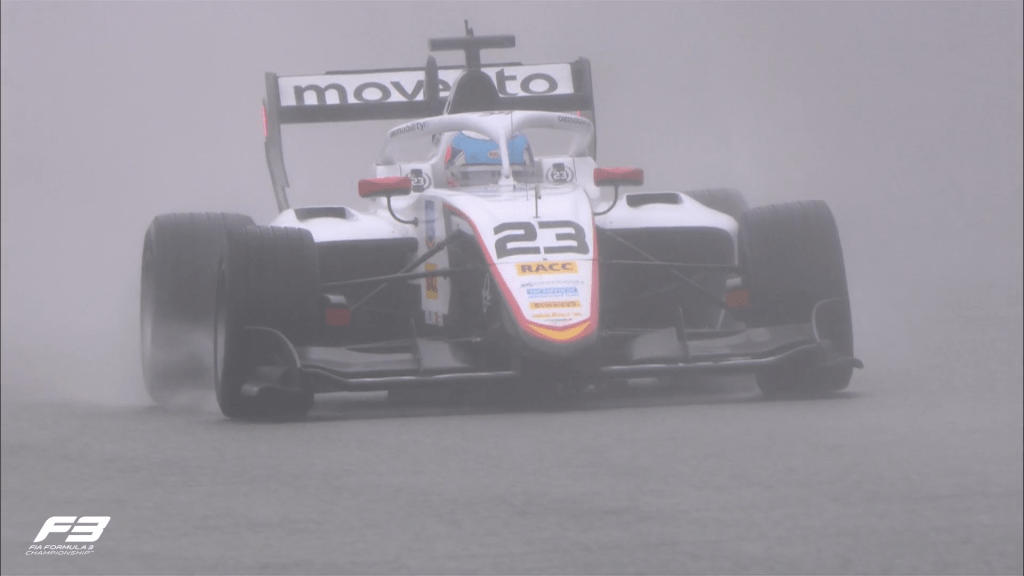 Luke Browning di Hitech GP ha stabilito il ritmo in una sessione di prove libere della FIA Formula 3 bagnata a Spa-Francorchamps.