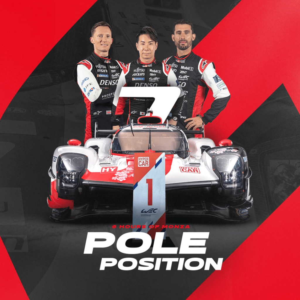 Domani, in occasione della 6h di Monza, Toyota partirà davanti a tutti. In LMP2 pole per WRT, mentre in GTE la spuntano le Iron Dames.