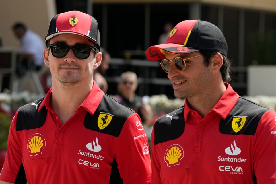 Leclerc e Sainz - Ferrari