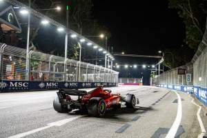 FP2 GP Singapore Ferrari