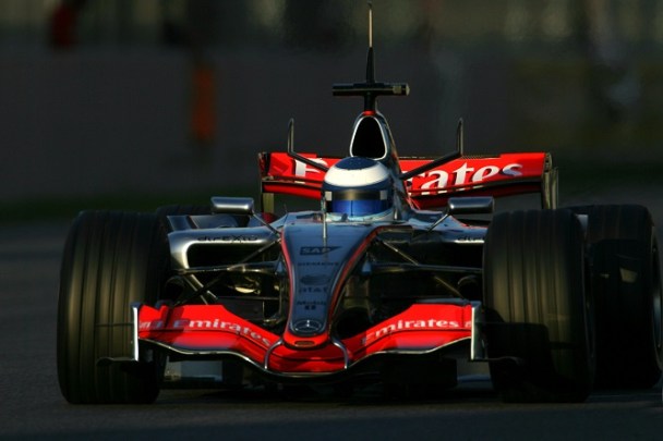 Il test con la McLaren