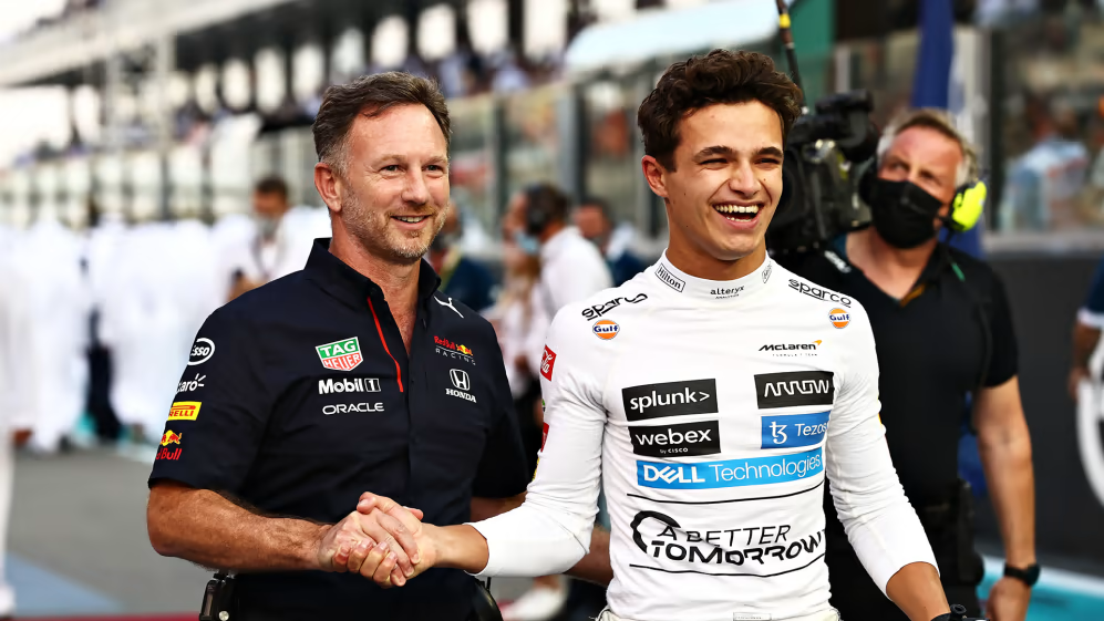 Lando Norris ha dichiarato che sarebbe disponibile a diventare compagno di squadra di Max Verstappen in futuro. Ma cosa ne pensa Christian Horner, team principal della Red Bull?