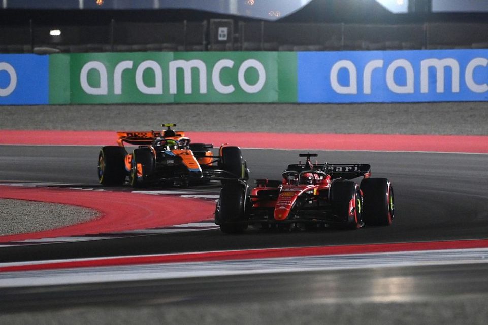 Leclerc vs Norris in Qatar