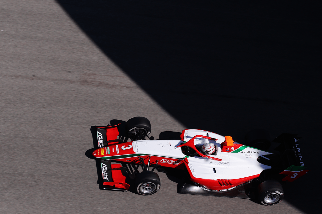 Minì durante i test a Jerez