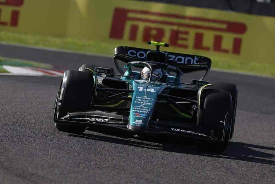 Aston Mrtin in pista a Suzuka