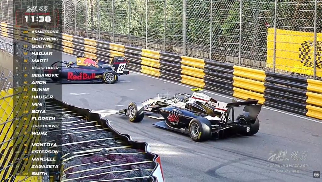 La spunta Browning al termine di qualifiche appassionanti qui a Macao. Minì è secondo per soli 6 millesimi. Terzo Beganovic.