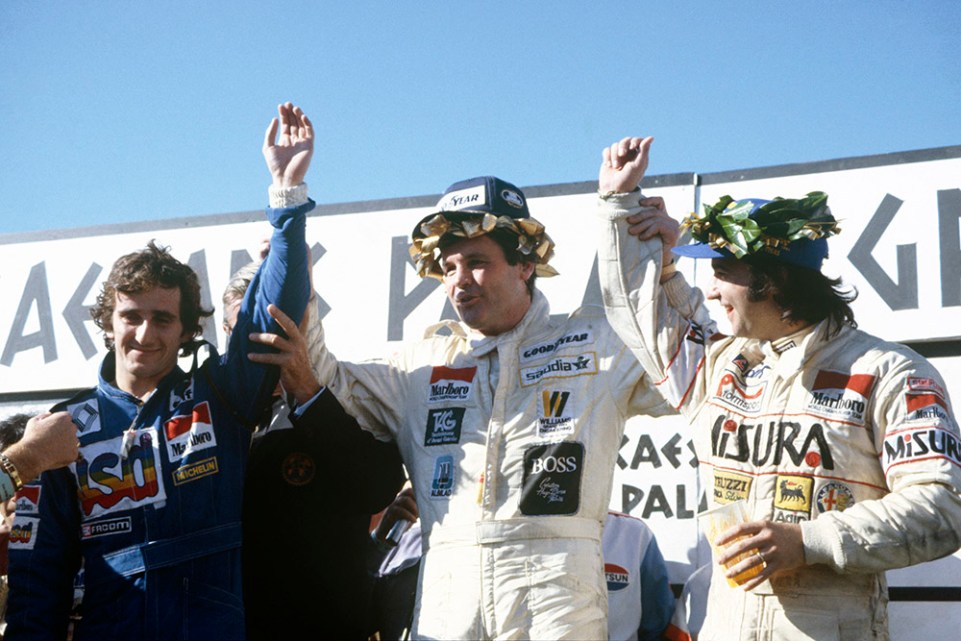 Las vegas 1981 podium