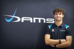 Jak Crawford nella sua prima foto dopo l'approdo in DAMS