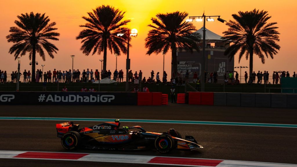 lando norris mclaren abu dhabi practice f1 20231