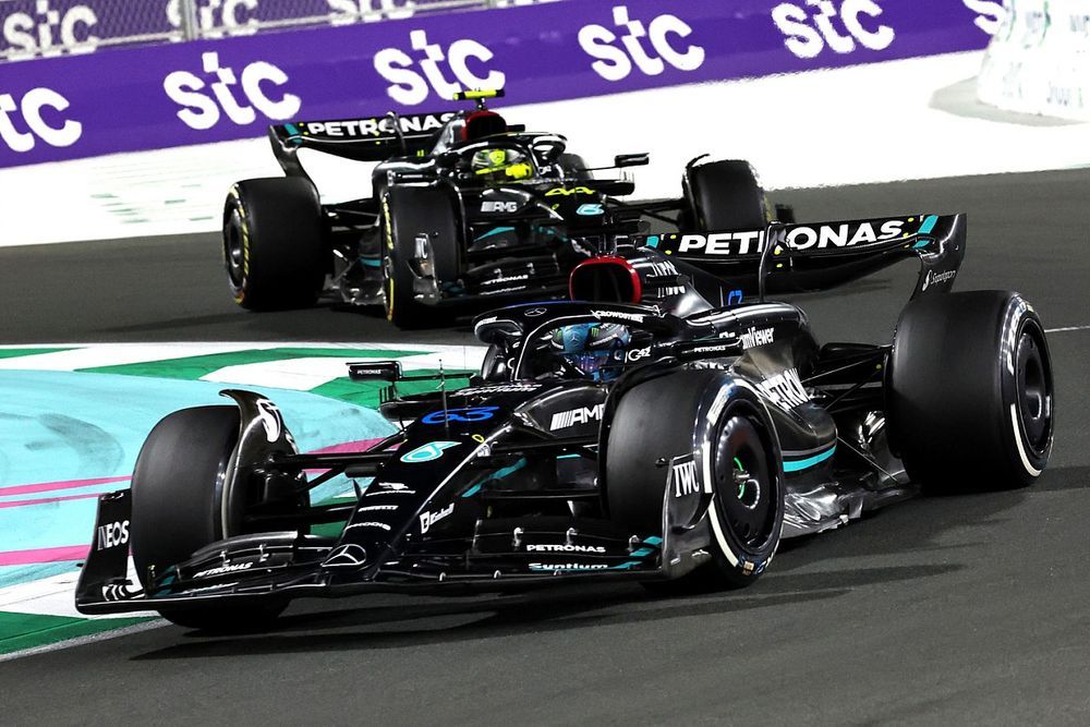 george russell mercedes f1 w141