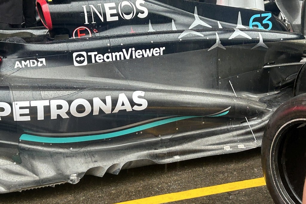 mercedes w14 technical detail 1