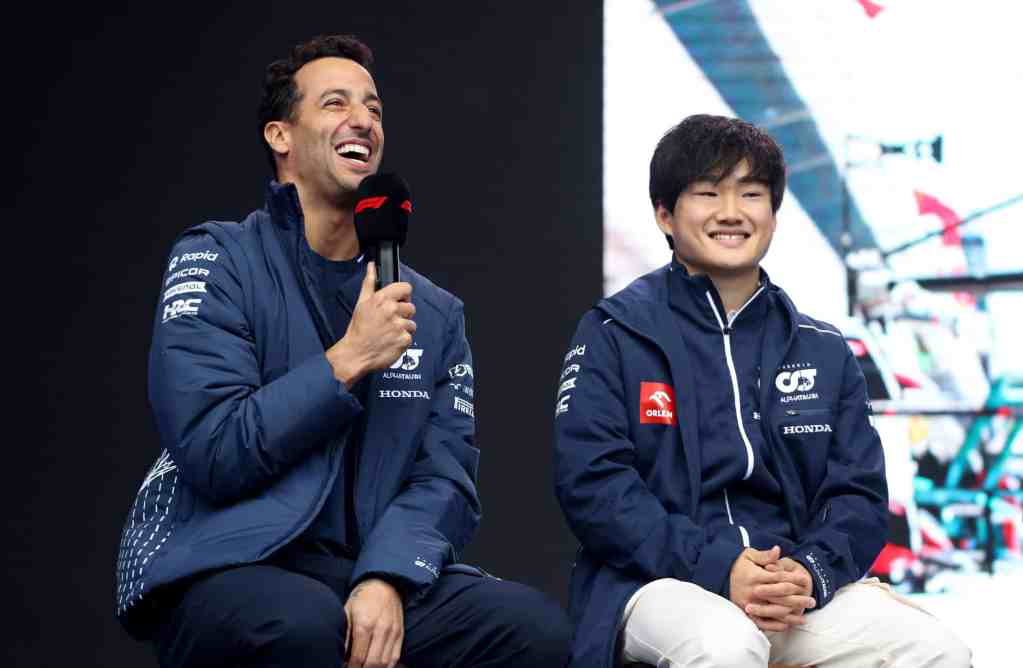 ricciardo e tsunoda assieme anche nel 2024
