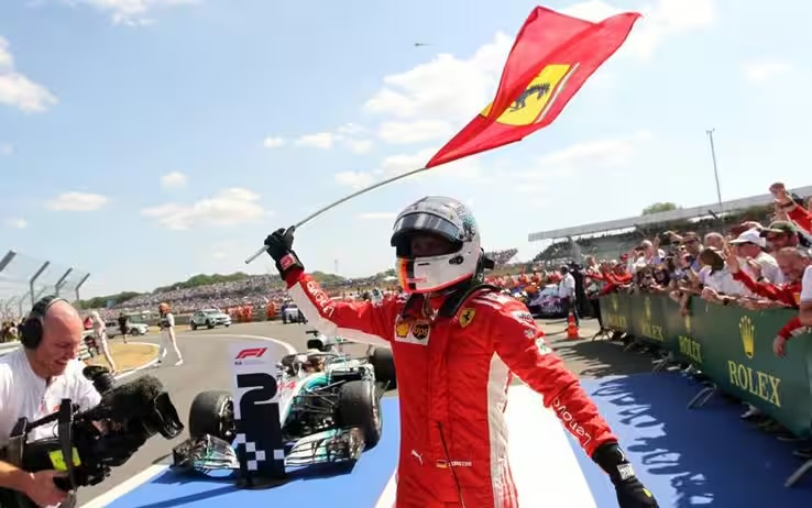 Vettel Silverstone 2018 Vettel Silverstone 2018