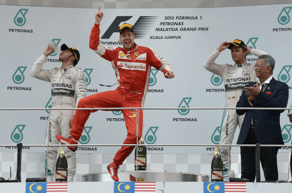 Vettel in Ferrari - Malesia 2015 image 26