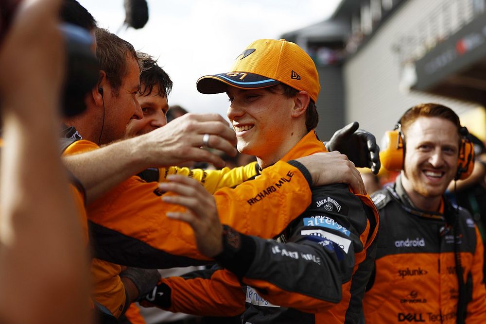 oscar piastri mclaren 2nd posi