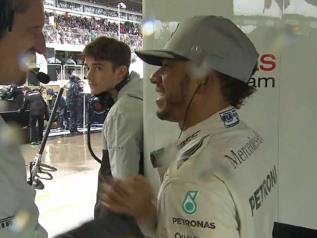 Charles Leclerc Lewis Hamilton
