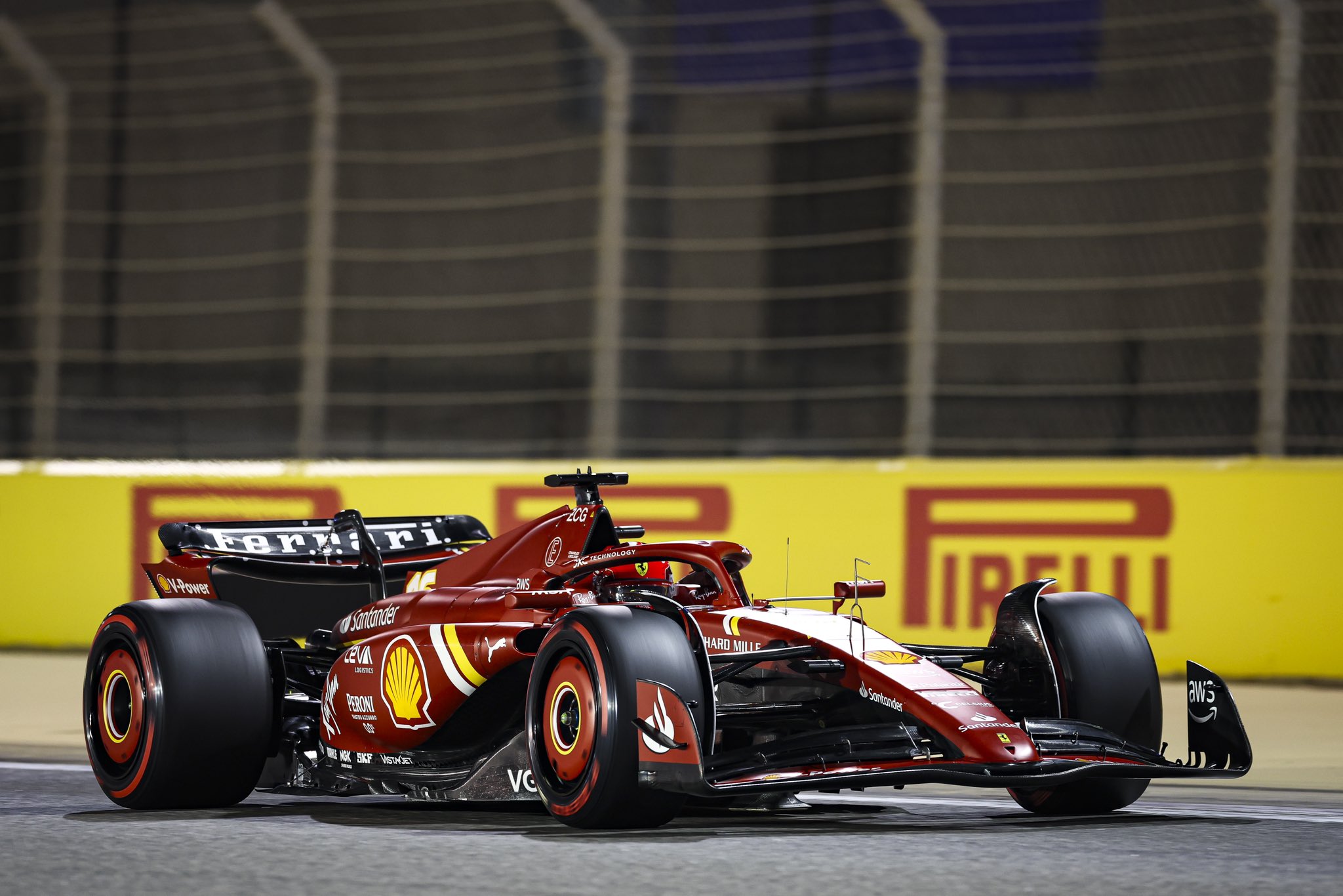 Ferrari Leclerc SF24 GP Bahrain