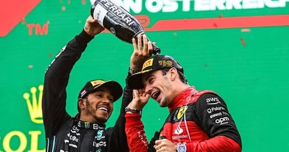 hamilton leclerc gp austria 2022 motorsport og