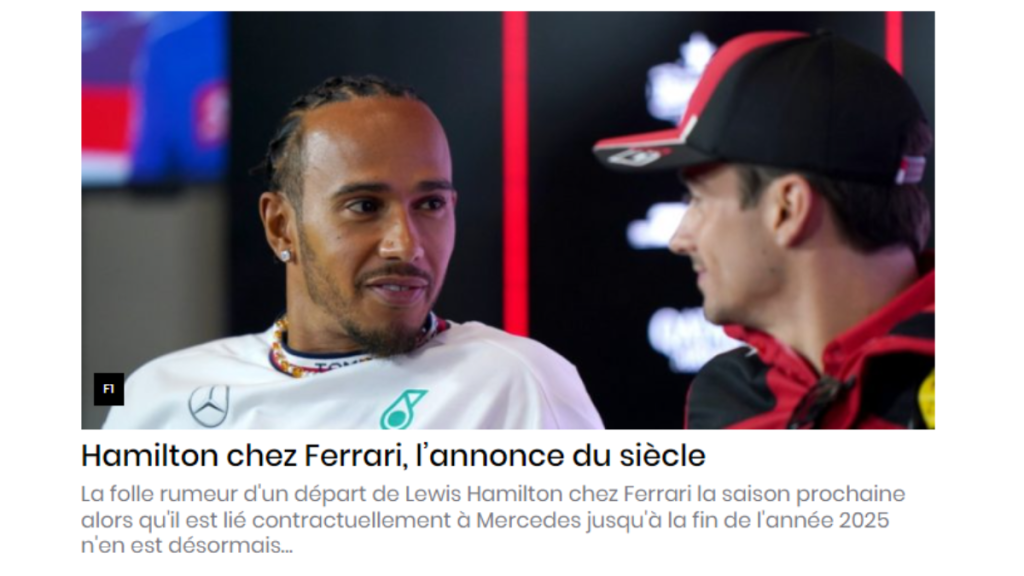 Il nuovo e tanto atteso legame tra Hamilton e la Ferrari ha fatto impazzire i social ed i quotidiani. Vediamone alcune reazioni.