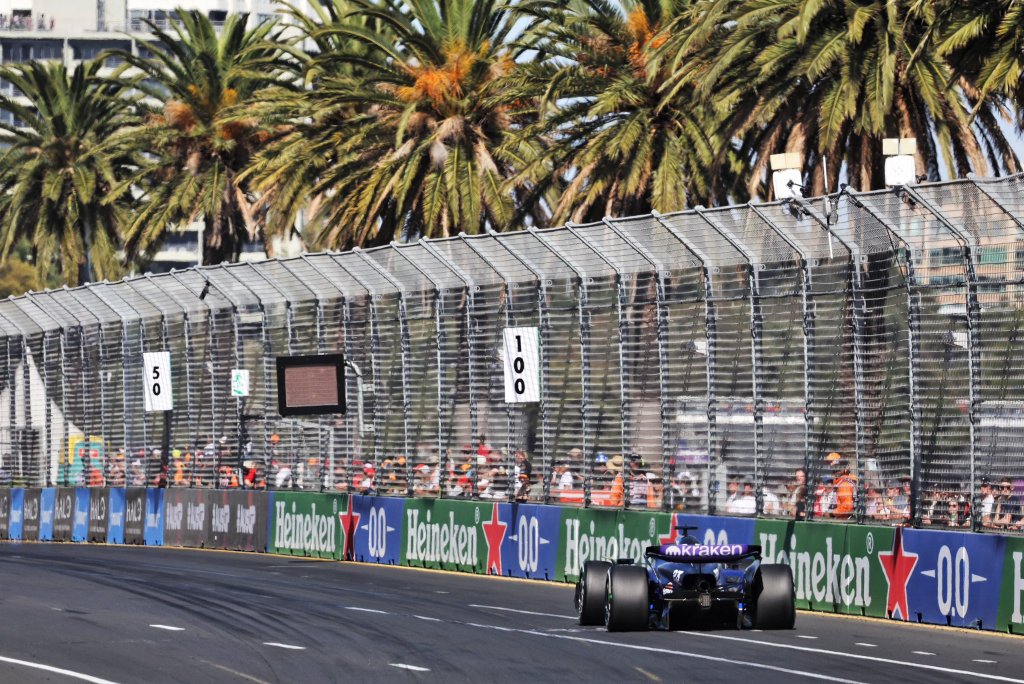 Albon a bordo della Williams di Sargeant durante il GP d'Australia -Melbourne